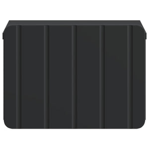 Τοίχου Κρεμαστό Κομοδίνο 2 pcs Μαύρο 33 x 34,5 x 24 εκ. - Pakobazaar