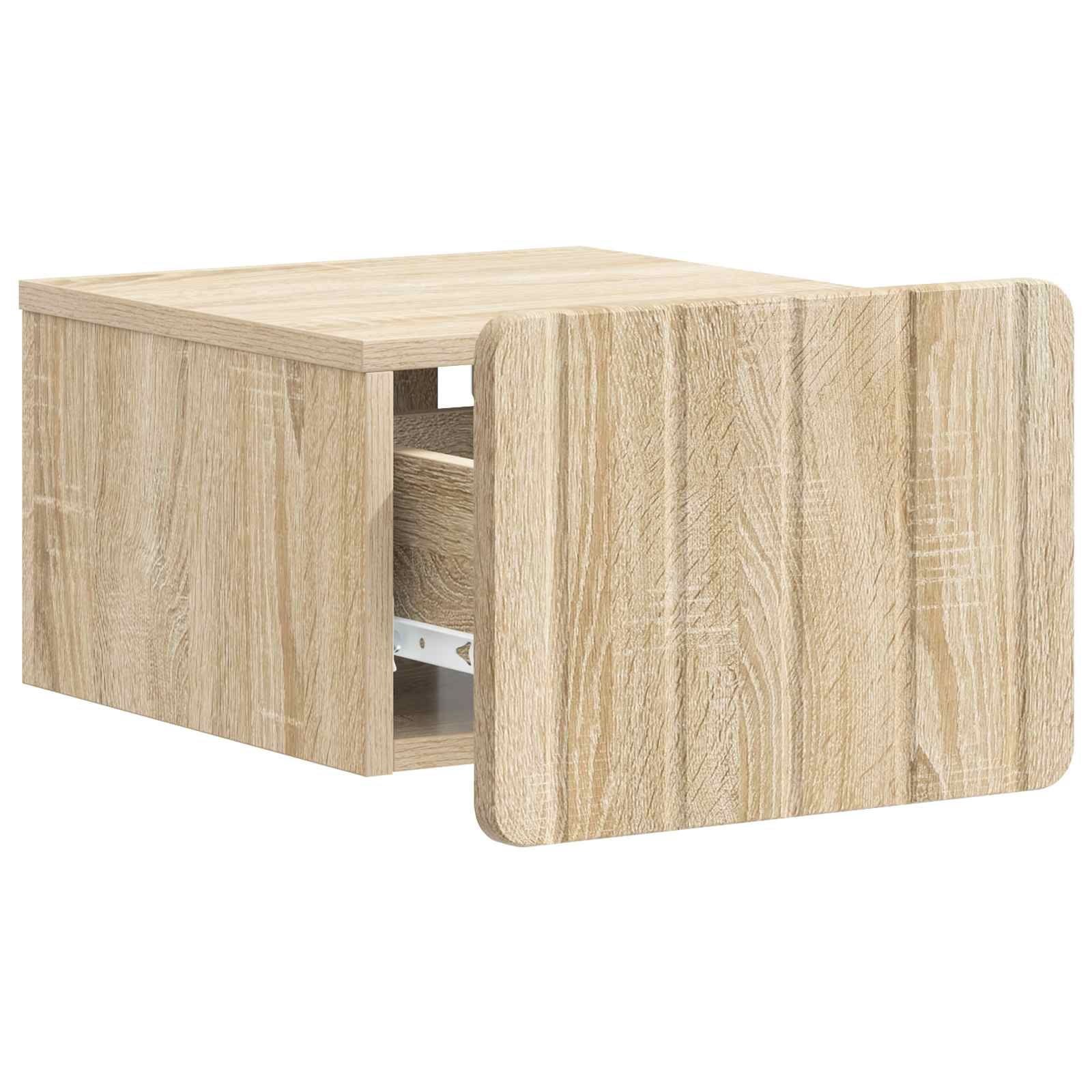Τοίχου Κρεμαστό Κομοδίνο Sonoma Δρυς 33 x 34,5 x 24 εκ. - Pakobazaar