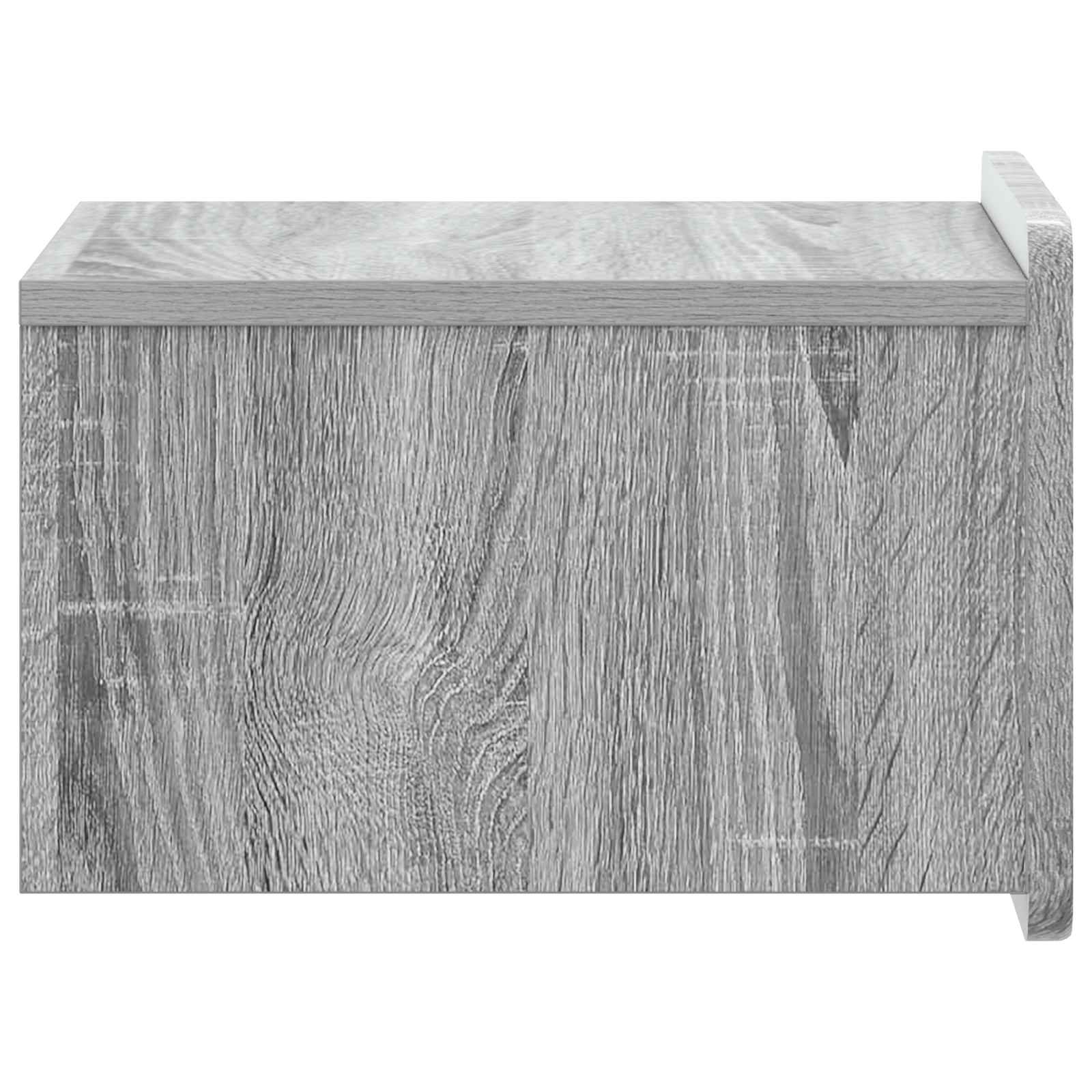Τοίχου Κρεμαστό Κομοδίνο Γκρι Sonoma 33 x 34,5 x 24 εκ. - Pakobazaar