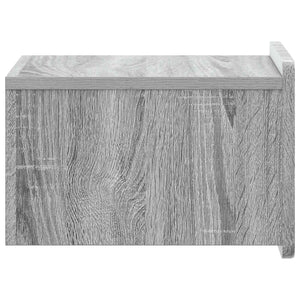 Τοίχου Κρεμαστό Κομοδίνο Γκρι Sonoma 33 x 34,5 x 24 εκ. - Pakobazaar