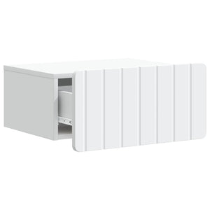 Τοίχου Κρεμαστό Κομοδίνο 2 pcs Λευκό 49 x 34,5 x 24 εκ. - Pakobazaar