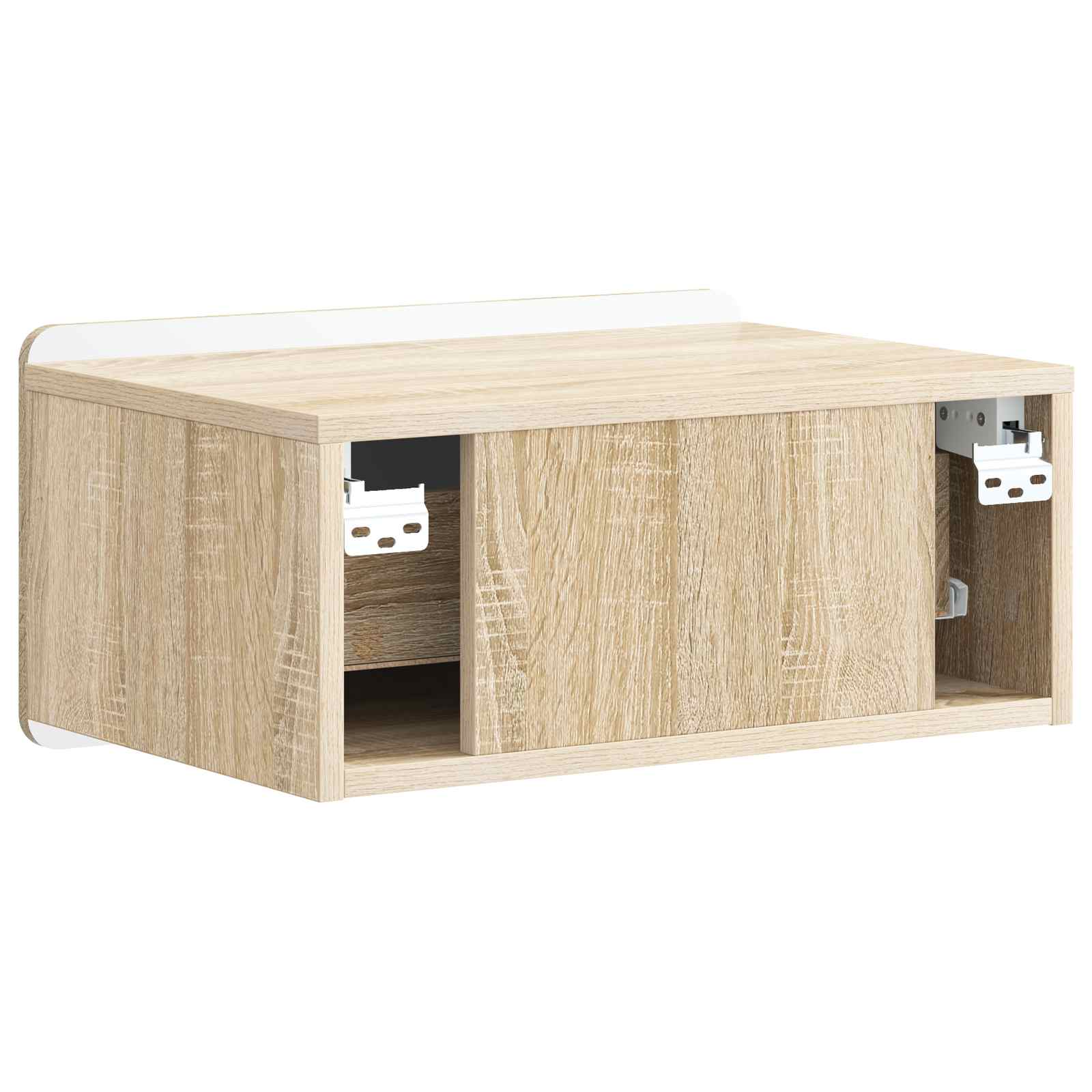Τοίχου Κρεμαστό Κομοδίνο Sonoma Δρυς 49 x 34,5 x 24 εκ. - Pakobazaar