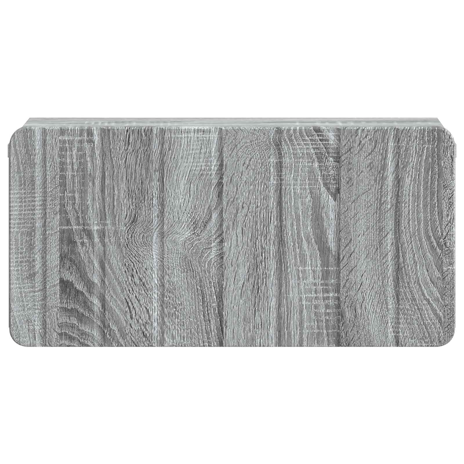 Τοίχου Κρεμαστό Κομοδίνο Γκρι Sonoma 49 x 34,5 x 24 εκ. - Pakobazaar