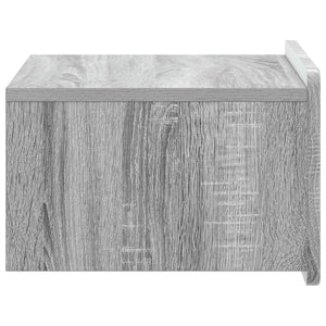 Τοίχου Κρεμαστό Κομοδίνο Γκρι Sonoma 49 x 34,5 x 24 εκ. - Pakobazaar