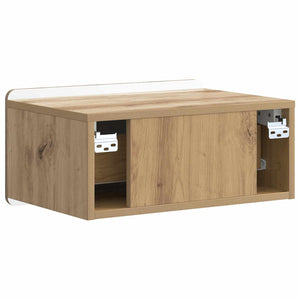 Τοίχου Κρεμαστό Κομοδίνο Artisan Δρυς 49 x 34,5 x 24 εκ. - Pakobazaar