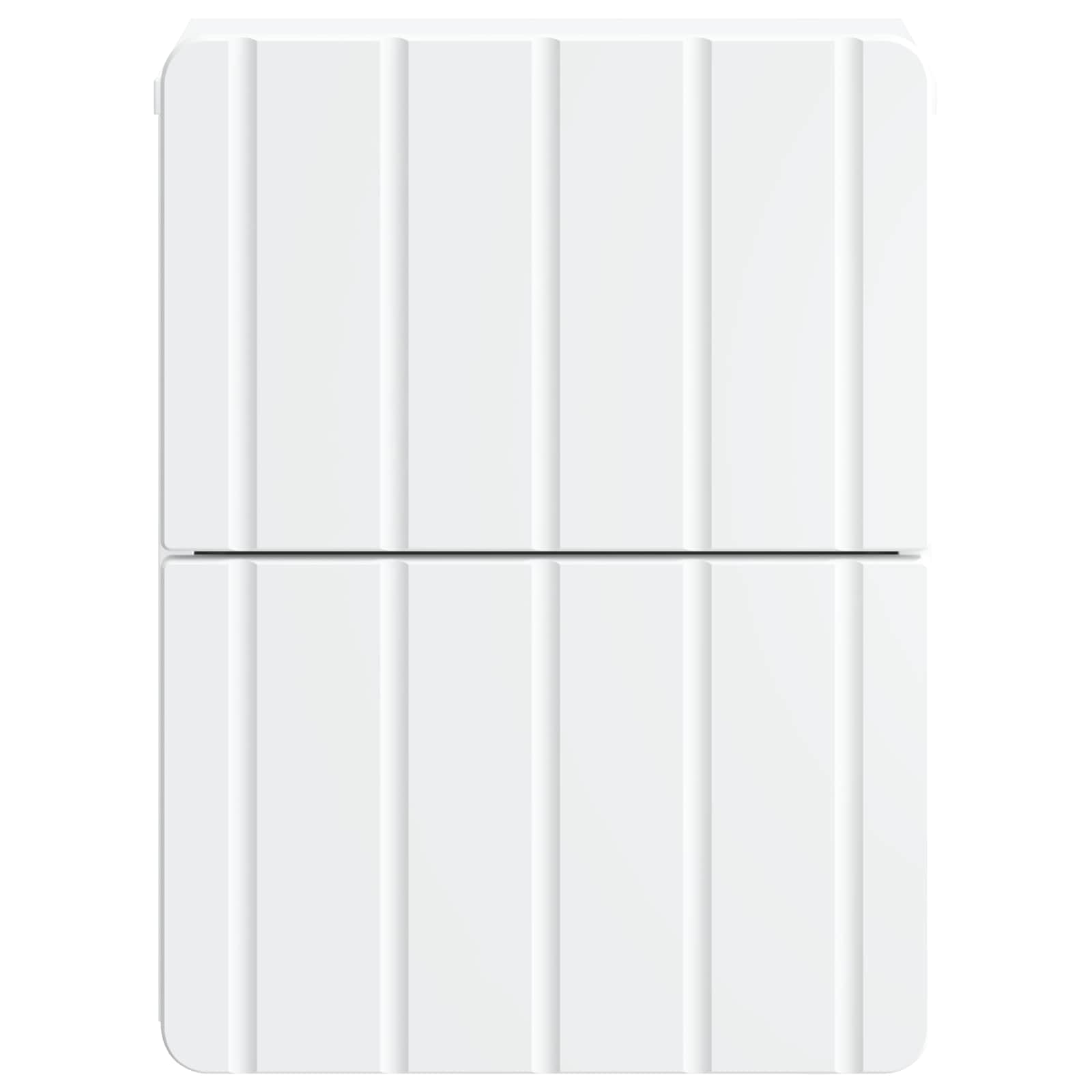 Τοίχου Κρεμαστό Κομοδίνο 2 pcs Λευκό 33 x 34,5 x 43 εκ. - Pakobazaar