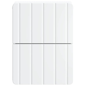 Τοίχου Κρεμαστό Κομοδίνο 2 pcs Λευκό 33 x 34,5 x 43 εκ. - Pakobazaar