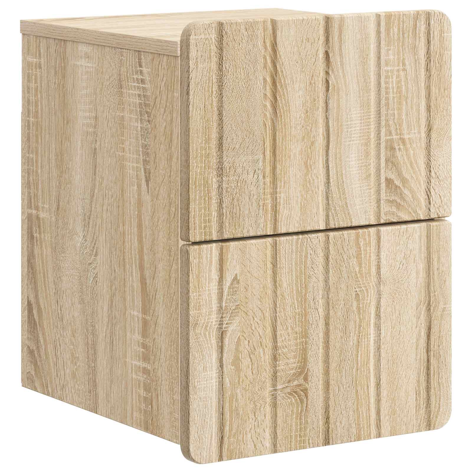 Τοίχου Κρεμαστό Κομοδίνο Sonoma Δρυς 33 x 34,5 x 43 εκ. - Pakobazaar