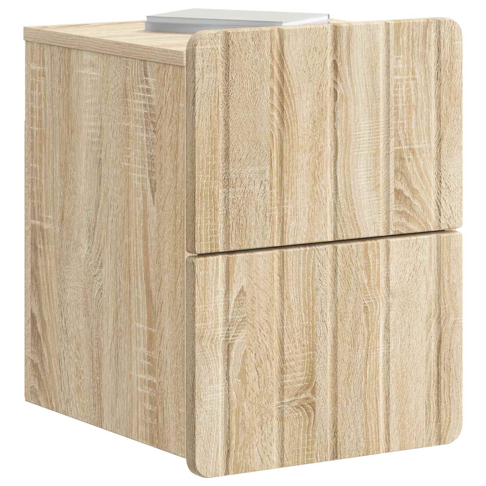 Τοίχου Κρεμαστό Κομοδίνο Sonoma Δρυς 33 x 34,5 x 43 εκ. - Pakobazaar