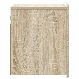Τοίχου Κρεμαστό Κομοδίνο Sonoma Δρυς 33 x 34,5 x 43 εκ. - Pakobazaar