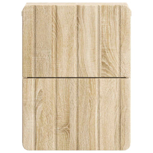 Τοίχου Κρεμαστό Κομοδίνο 2 pcs Sonoma Δρυς 33 x 34,5 x 43 εκ. - Pakobazaar