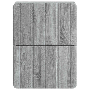 Τοίχου Κρεμαστό Κομοδίνο Γκρι Sonoma 33 x 34,5 x 43 εκ. - Pakobazaar
