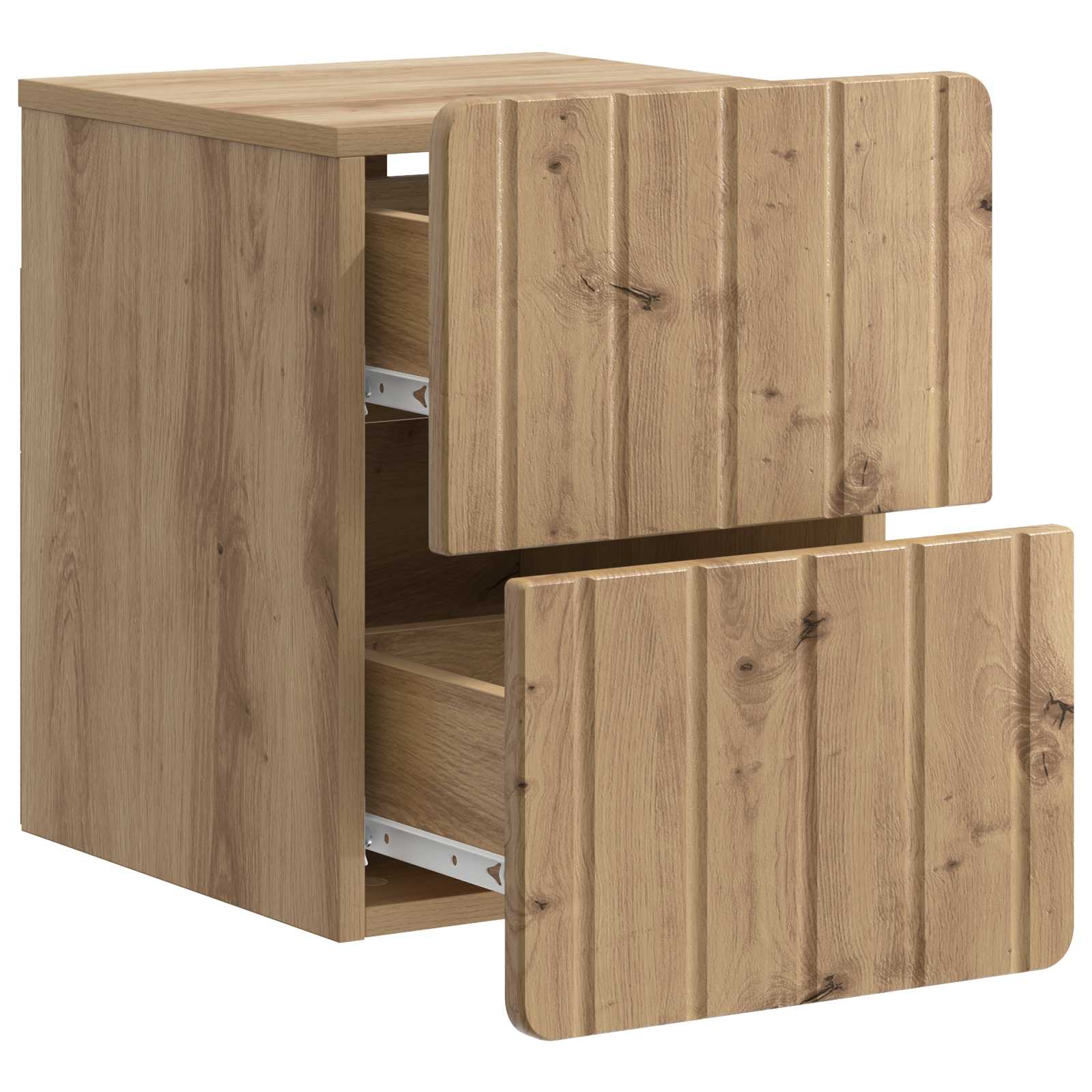 Τοίχου Κρεμαστό Κομοδίνο Artisan Δρυς 33 x 34,5 x 43 εκ. - Pakobazaar