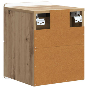 Τοίχου Κρεμαστό Κομοδίνο 2 pcs Artisan Δρυς 33 x 34,5 x 43 εκ. - Pakobazaar