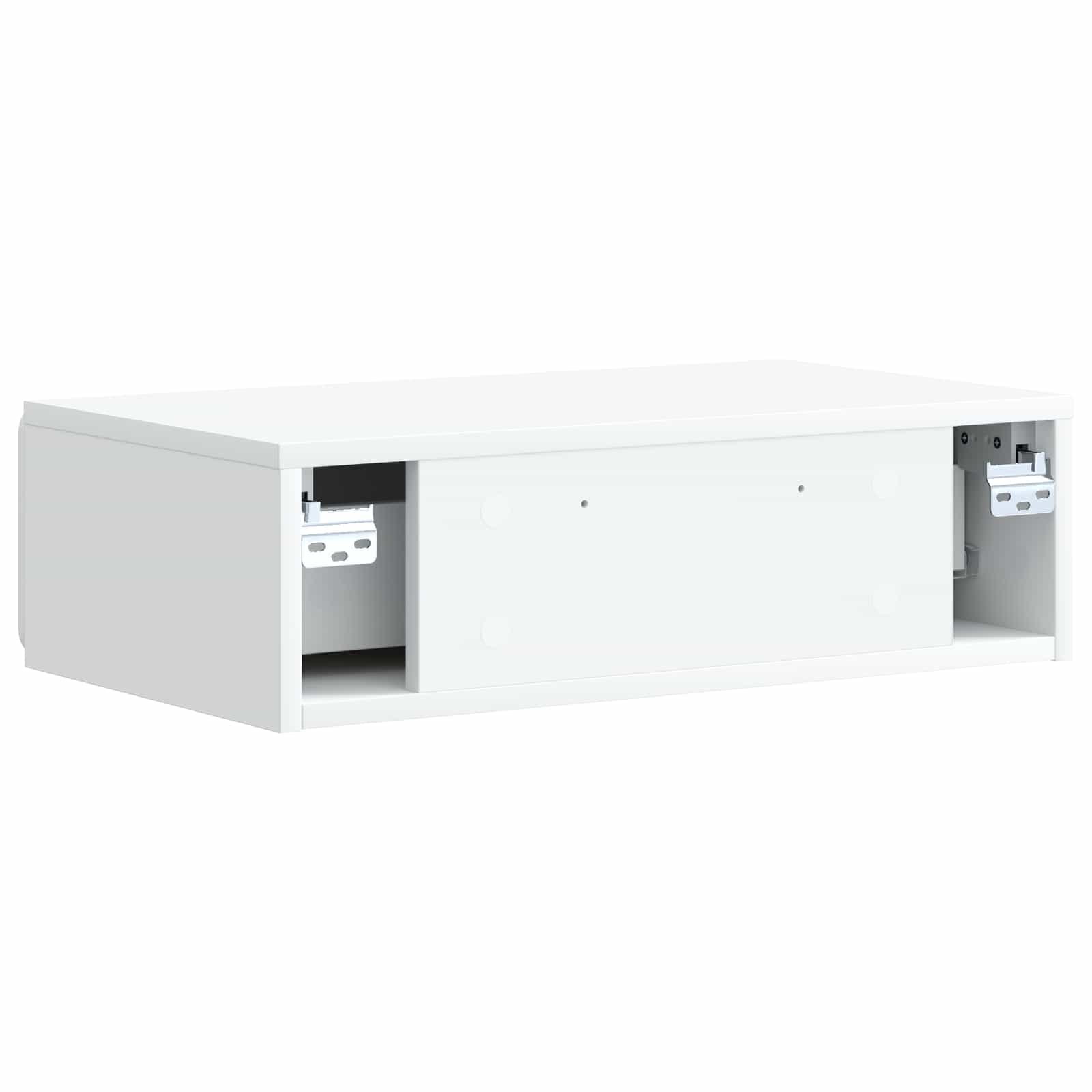 Τραπεζάκι Τοίχου Λευκό 59 x 34,5 x 17 εκ. Επεξεργασμένο Ξύλο - Pakobazaar
