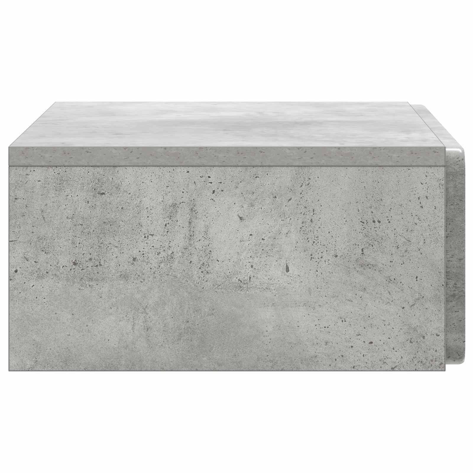 Τραπεζάκι Τοίχου Γκρι Σκυροδέματος 59 x 34,5 x 17 εκ. - Pakobazaar