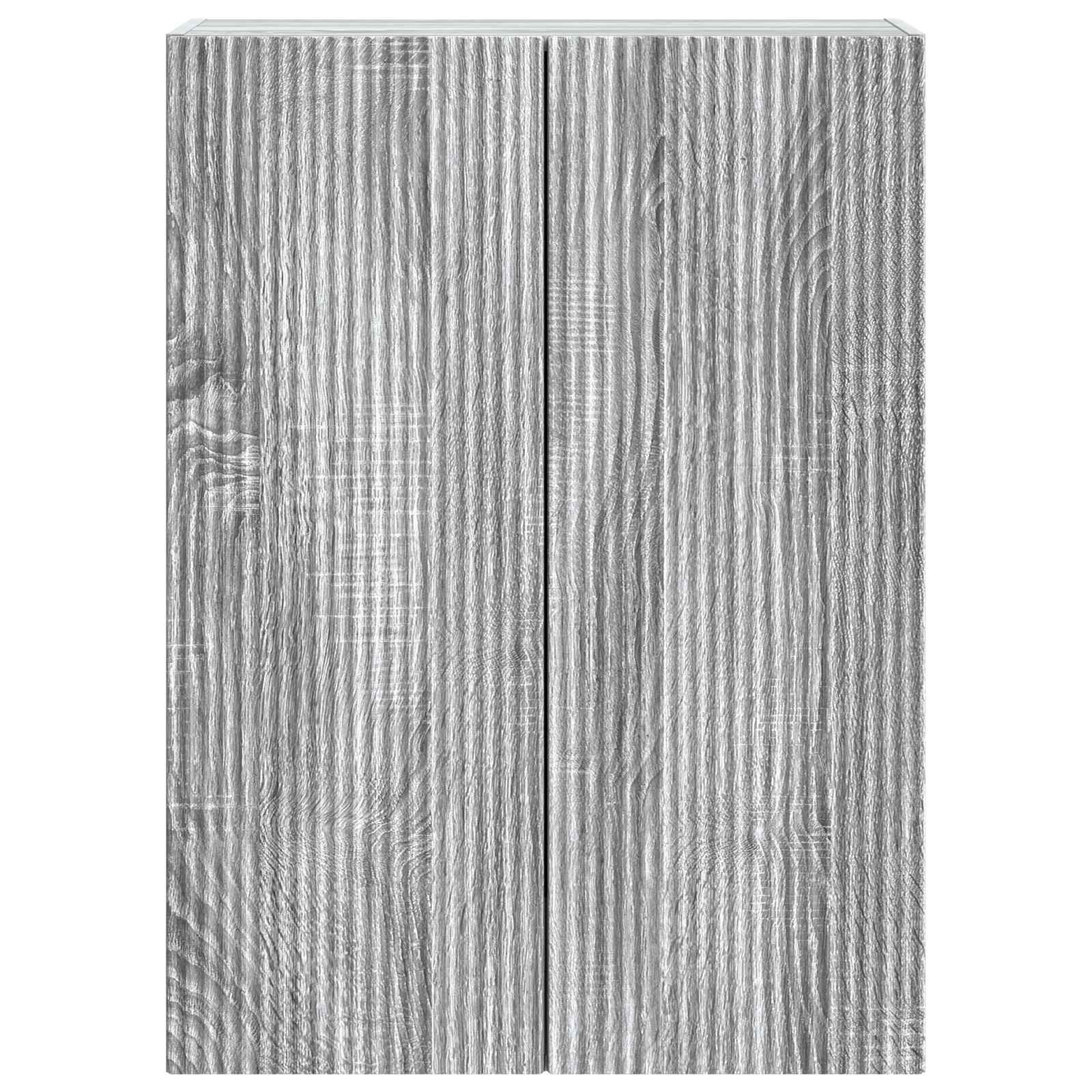 Τοίχου Ντουλάπα Γκρι Sonoma 66 x 34,5 x 90 εκ - Pakobazaar