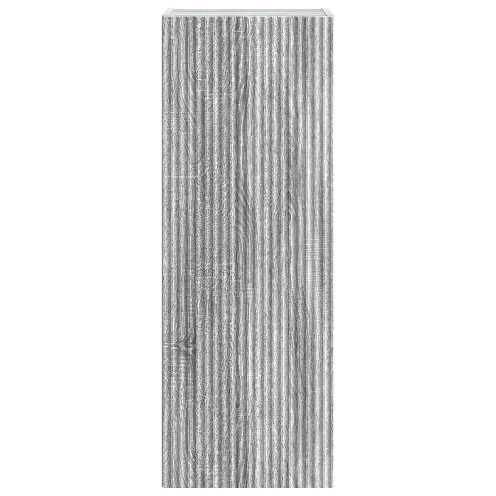 Τοίχου Ντουλάπα Γκρι Sonoma 33 x 34,5 x 90 εκ - Pakobazaar