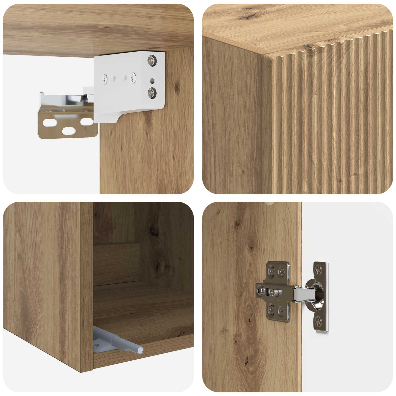 Τοίχου Ντουλάπα Artisan Δρυς 33 x 34,5 x 90 εκ - Pakobazaar