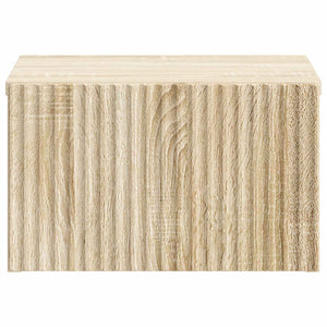 Τοίχου Κρεμαστό Κομοδίνο 2 pcs Sonoma Δρυς 33 x 34,5 x 20 εκ - Pakobazaar