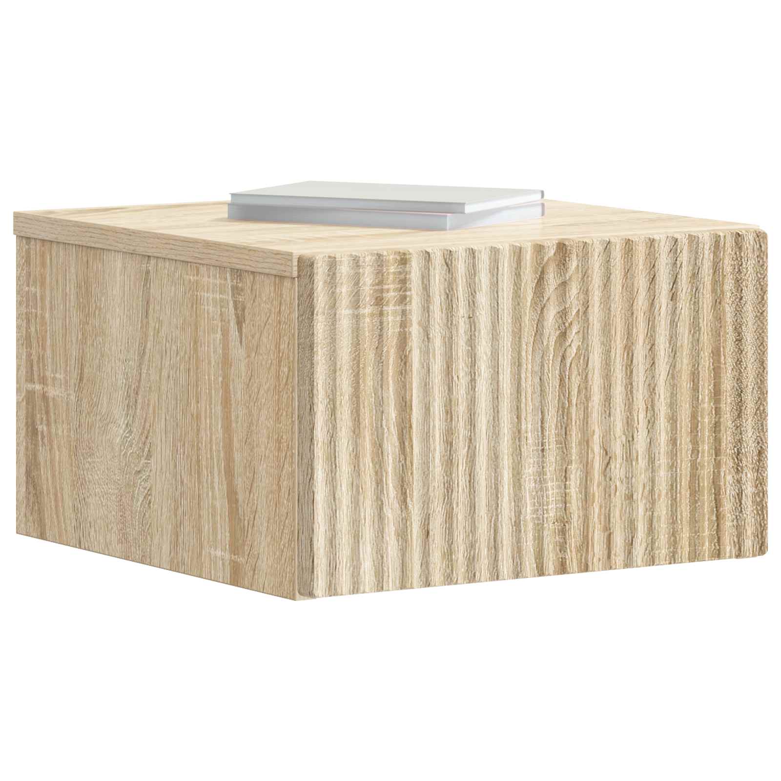 Τοίχου Κρεμαστό Κομοδίνο 2 pcs Sonoma Δρυς 33 x 34,5 x 20 εκ - Pakobazaar