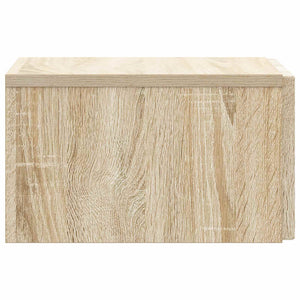 Τοίχου Κρεμαστό Κομοδίνο 2 pcs Sonoma Δρυς 33 x 34,5 x 20 εκ - Pakobazaar