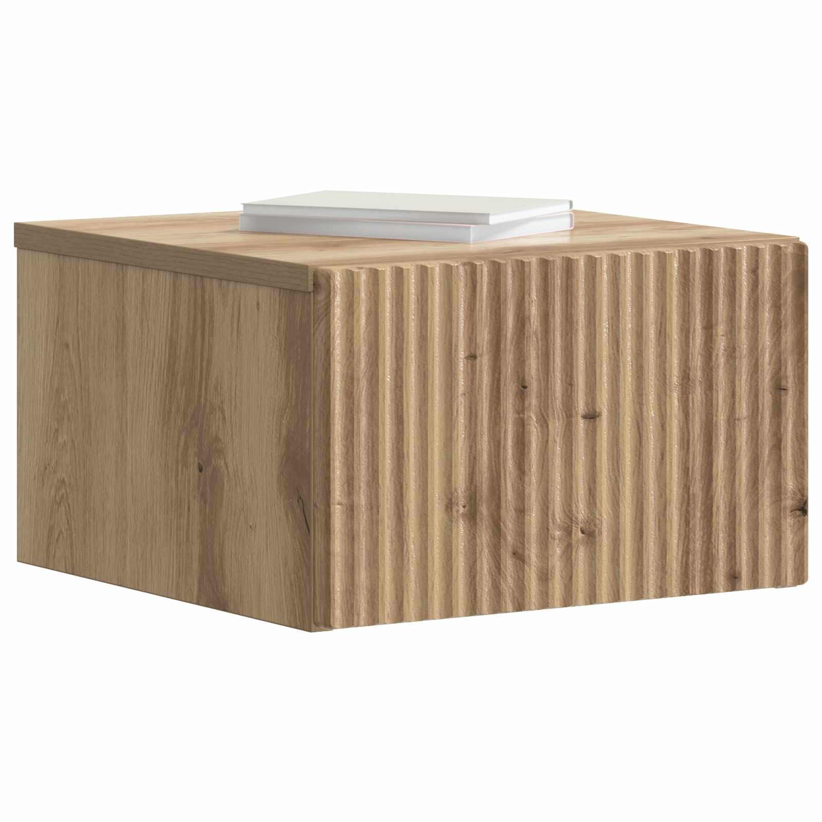 Τοίχου Κρεμαστό Κομοδίνο Artisan Δρυς 33 x 34,5 x 20 εκ - Pakobazaar