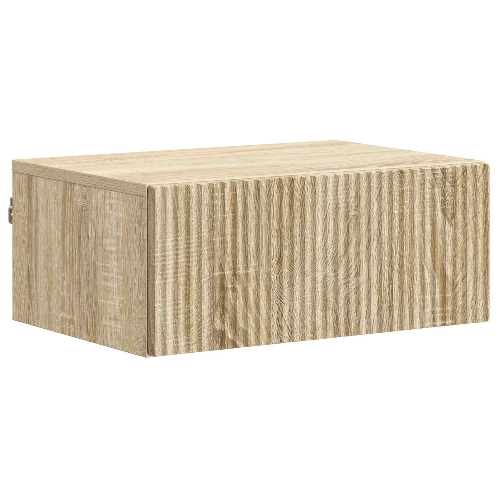 Τοίχου Κρεμαστό Κομοδίνο 2 pcs Sonoma Δρυς 49 x 34,5 x 20 εκ. - Pakobazaar