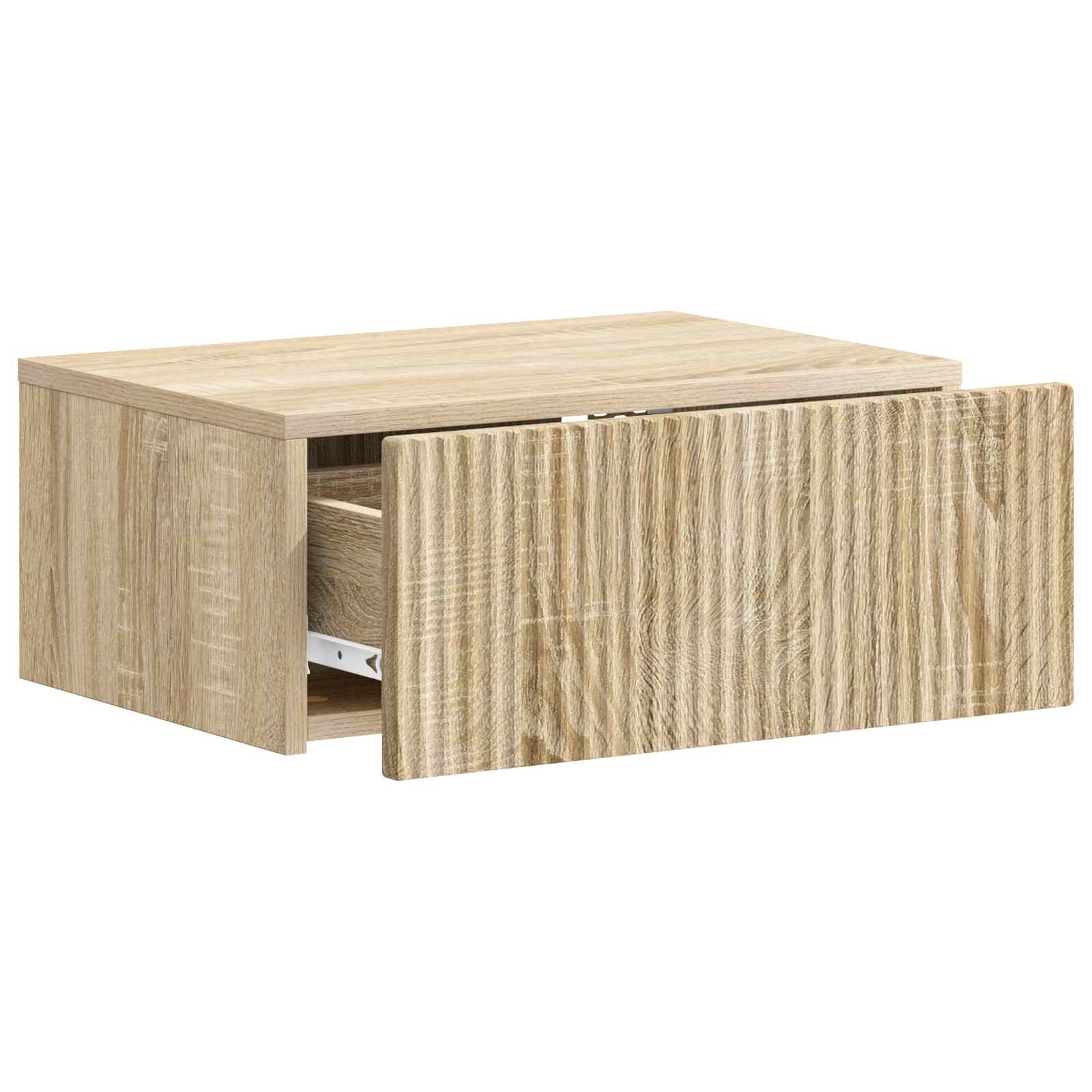 Τοίχου Κρεμαστό Κομοδίνο 2 pcs Sonoma Δρυς 49 x 34,5 x 20 εκ. - Pakobazaar