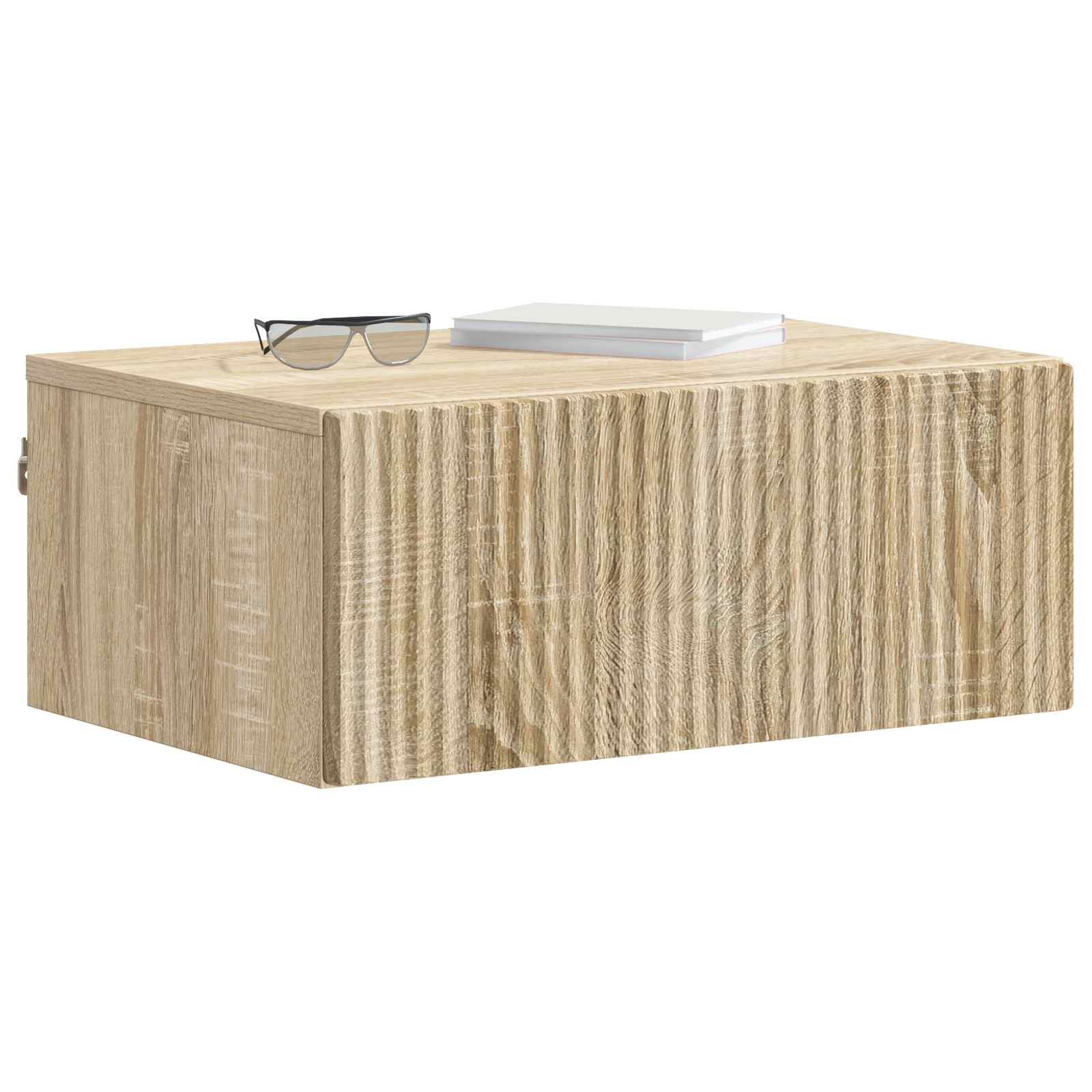Τοίχου Κρεμαστό Κομοδίνο 2 pcs Sonoma Δρυς 49 x 34,5 x 20 εκ. - Pakobazaar