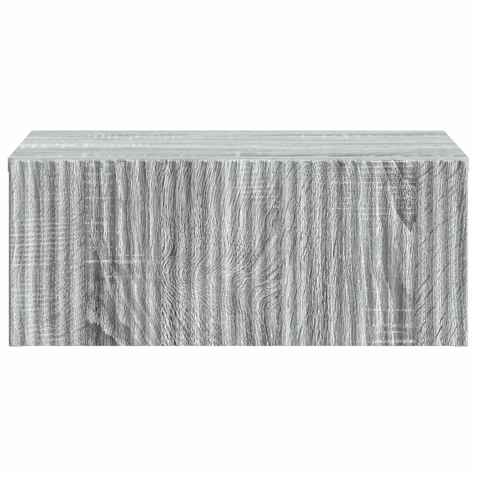Τοίχου Κρεμαστό Κομοδίνο Γκρι Sonoma 49 x 34,5 x 20 εκ. - Pakobazaar