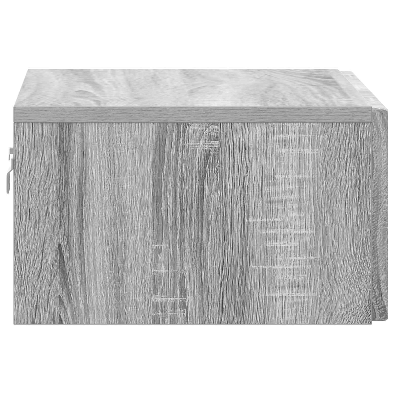 Τοίχου Κρεμαστό Κομοδίνο Γκρι Sonoma 49 x 34,5 x 20 εκ. - Pakobazaar