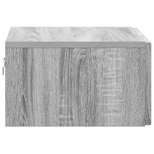 Τοίχου Κρεμαστό Κομοδίνο Γκρι Sonoma 49 x 34,5 x 20 εκ. - Pakobazaar