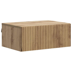 Τοίχου Κρεμαστό Κομοδίνο 2 τεμ. Artisan Δρυς 49 x 34,5 x 20 εκ. - Pakobazaar