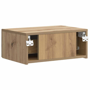 Τοίχου Κρεμαστό Κομοδίνο 2 τεμ. Artisan Δρυς 49 x 34,5 x 20 εκ. - Pakobazaar