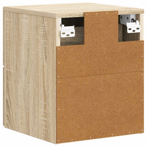 Τοίχου Κρεμαστό Κομοδίνο Sonoma Δρυς 33 x 34,5 x 40 εκ - Pakobazaar