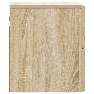 Τοίχου Κρεμαστό Κομοδίνο 2 pcs Sonoma Δρυς 33 x 34,5 x 40 εκ - Pakobazaar