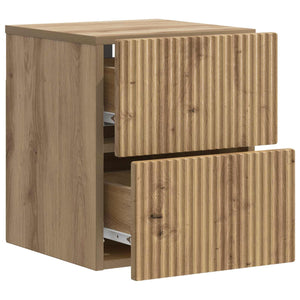 Τοίχου Κρεμαστό Κομοδίνο 2 pcs Artisan Δρυς 33 x 34,5 x 40 εκ - Pakobazaar