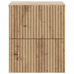 Τοίχου Κρεμαστό Κομοδίνο 2 pcs Artisan Δρυς 33 x 34,5 x 40 εκ - Pakobazaar