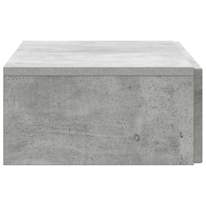Τραπεζάκι Τοίχου Γκρι Σκυροδέματος 87,5 x 34,5 x 17 εκ. - Pakobazaar