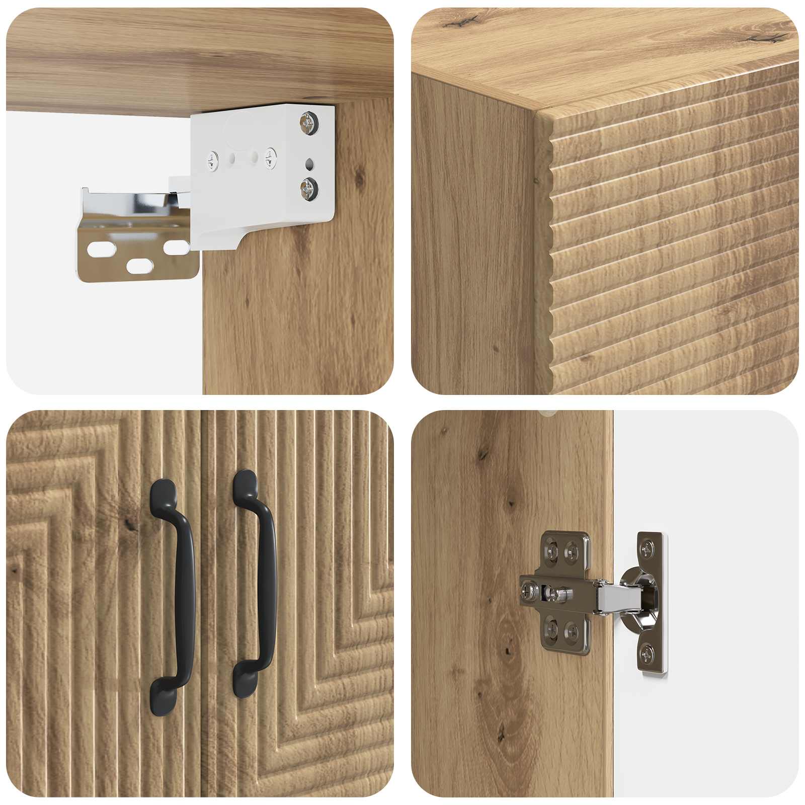 Τοίχου Ντουλάπα Artisan Δρυς 66 x 34,5 x 90 εκ - Pakobazaar