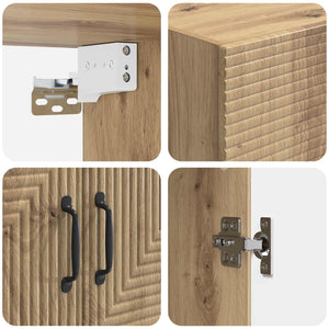 Τοίχου Ντουλάπα Artisan Δρυς 66 x 34,5 x 90 εκ - Pakobazaar