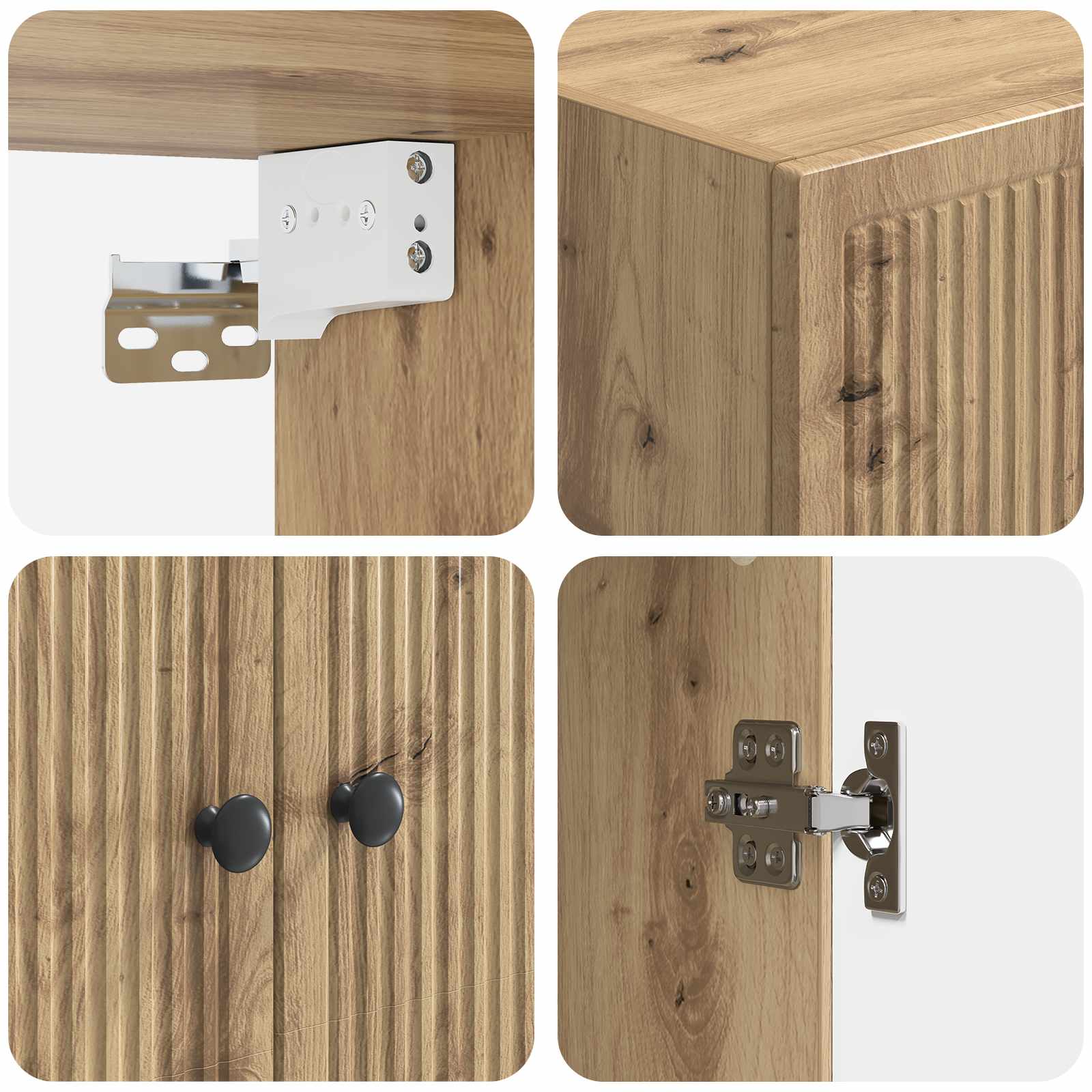 Τοίχου Ντουλάπα Artisan Δρυς 59 x 31 x 60 εκ Επεξεργασμένο Ξύλο - Pakobazaar