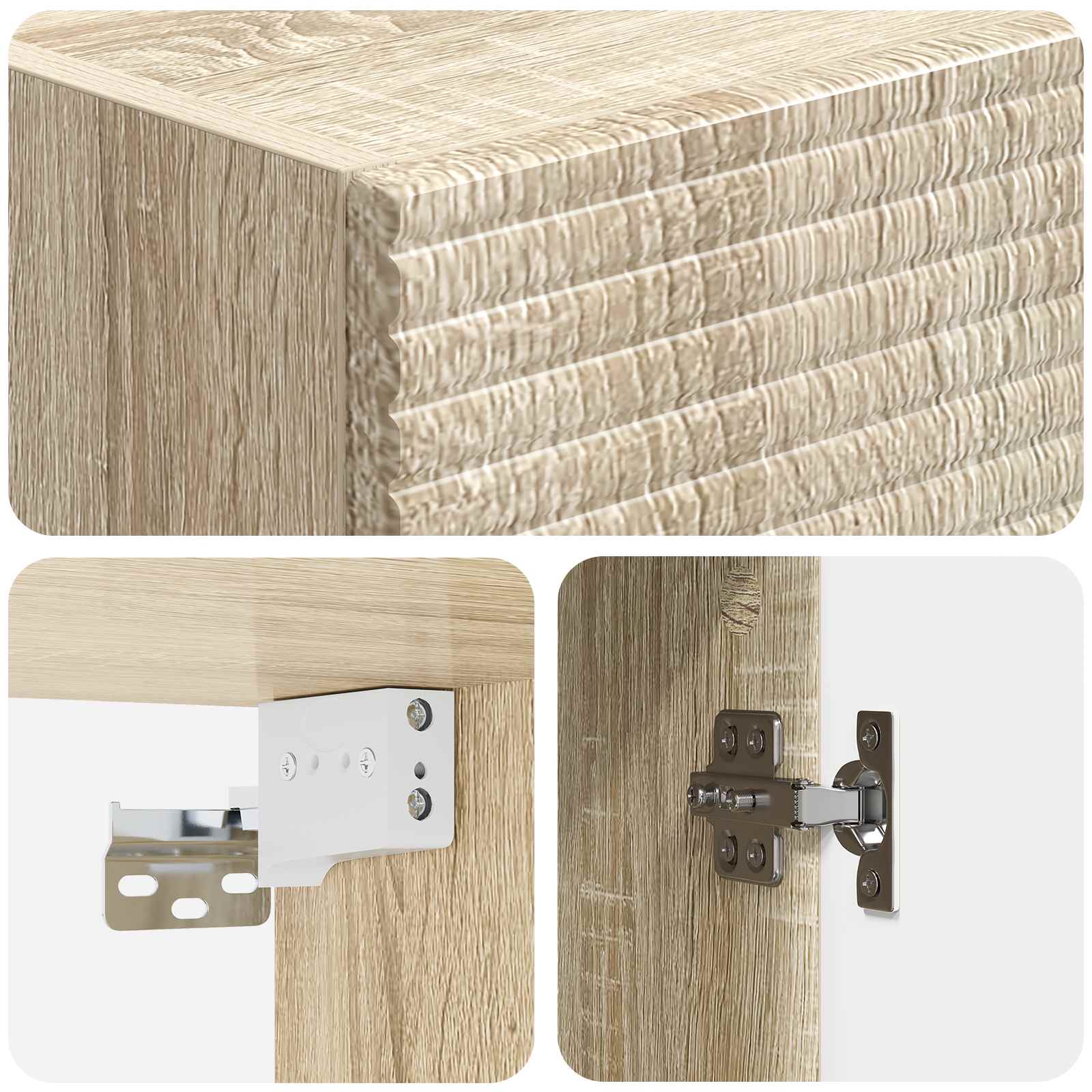 Τοίχου Ντουλάπα Sonoma Δρυς 33 x 34,5 x 90 εκ - Pakobazaar