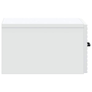 Τοίχου Κρεμαστό Κομοδίνο 2 pcs Λευκό 34,5 x 33 x 20 εκ. - Pakobazaar