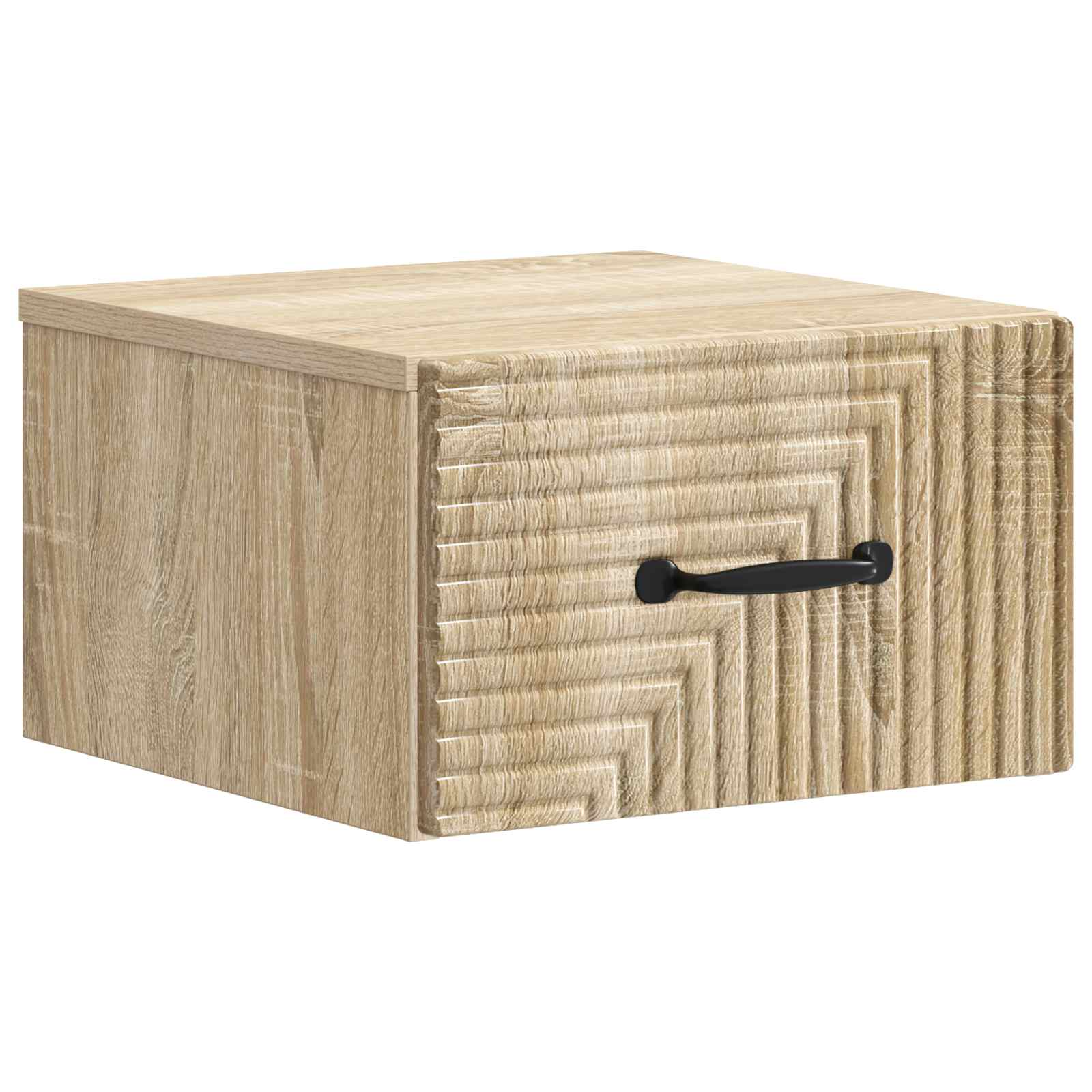 Τοίχου Κρεμαστό Κομοδίνο 2 pcs Sonoma Δρυς 34,5 x 33 x 20 εκ. - Pakobazaar