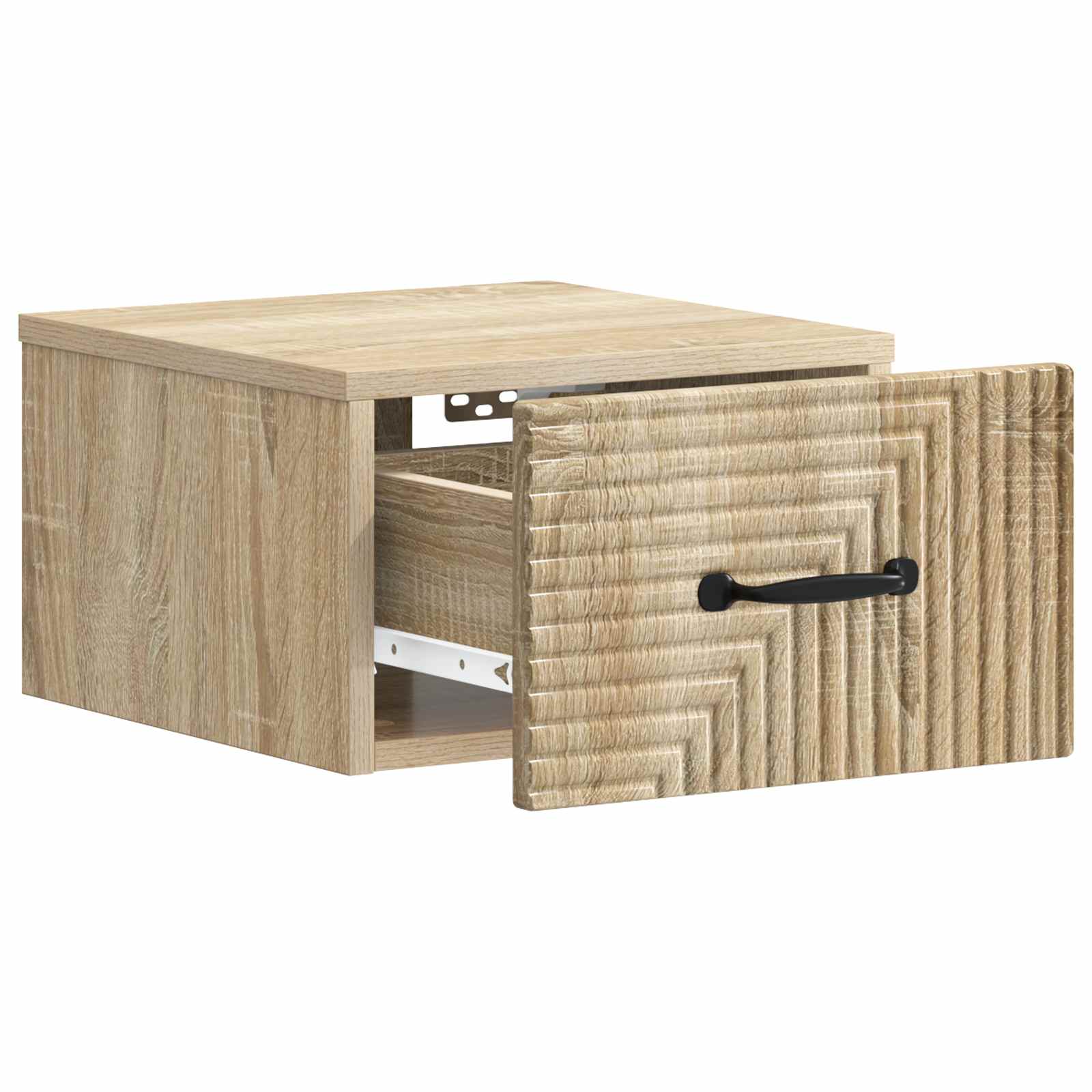 Τοίχου Κρεμαστό Κομοδίνο 2 pcs Sonoma Δρυς 34,5 x 33 x 20 εκ. - Pakobazaar