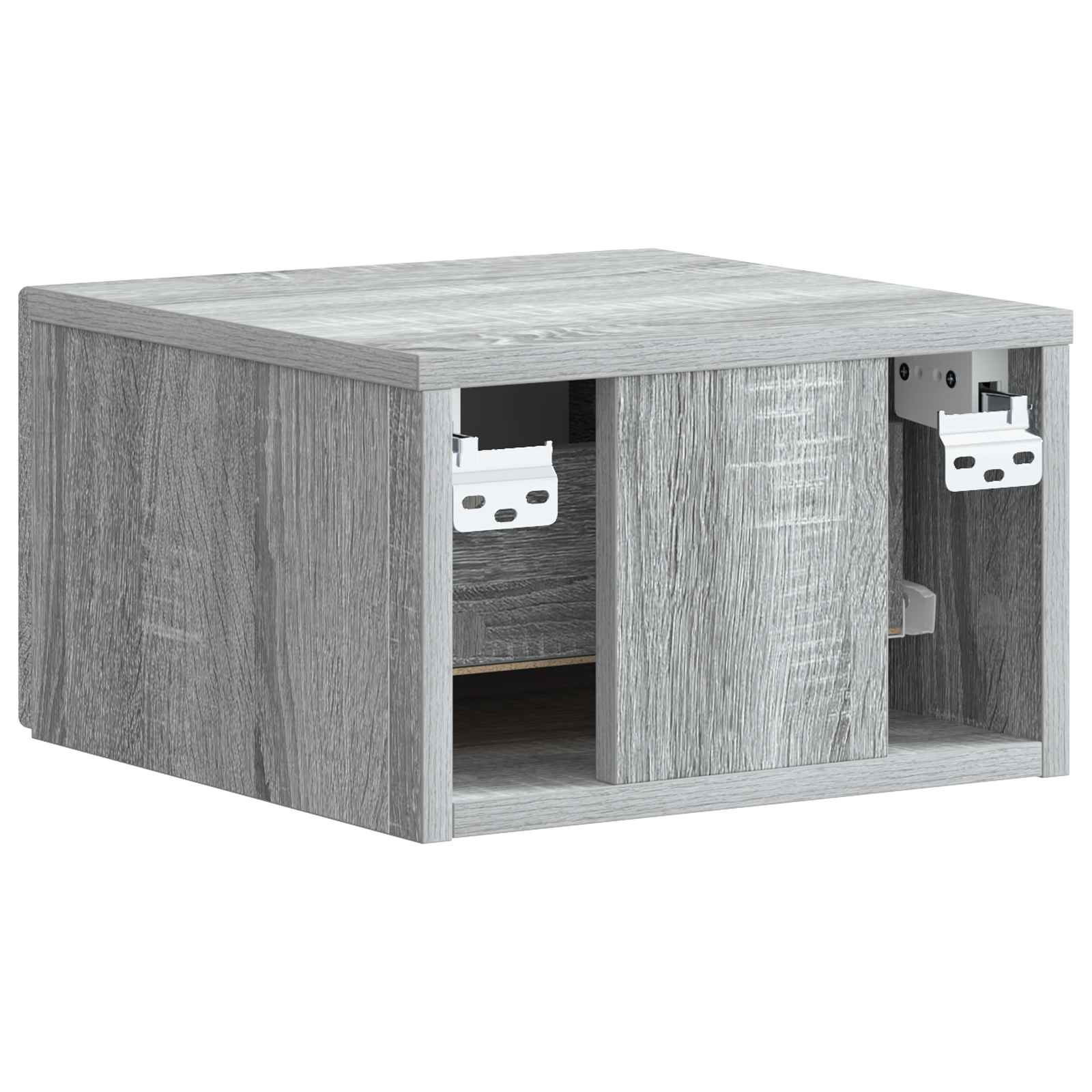 Τοίχου Κρεμαστό Κομοδίνο 2 pcs Γκρι Sonoma 34,5 x 33 x 20 εκ. - Pakobazaar