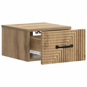 Τοίχου Κρεμαστό Κομοδίνο 2 pcs Artisan Δρυς 34,5 x 33 x 20 εκ. - Pakobazaar