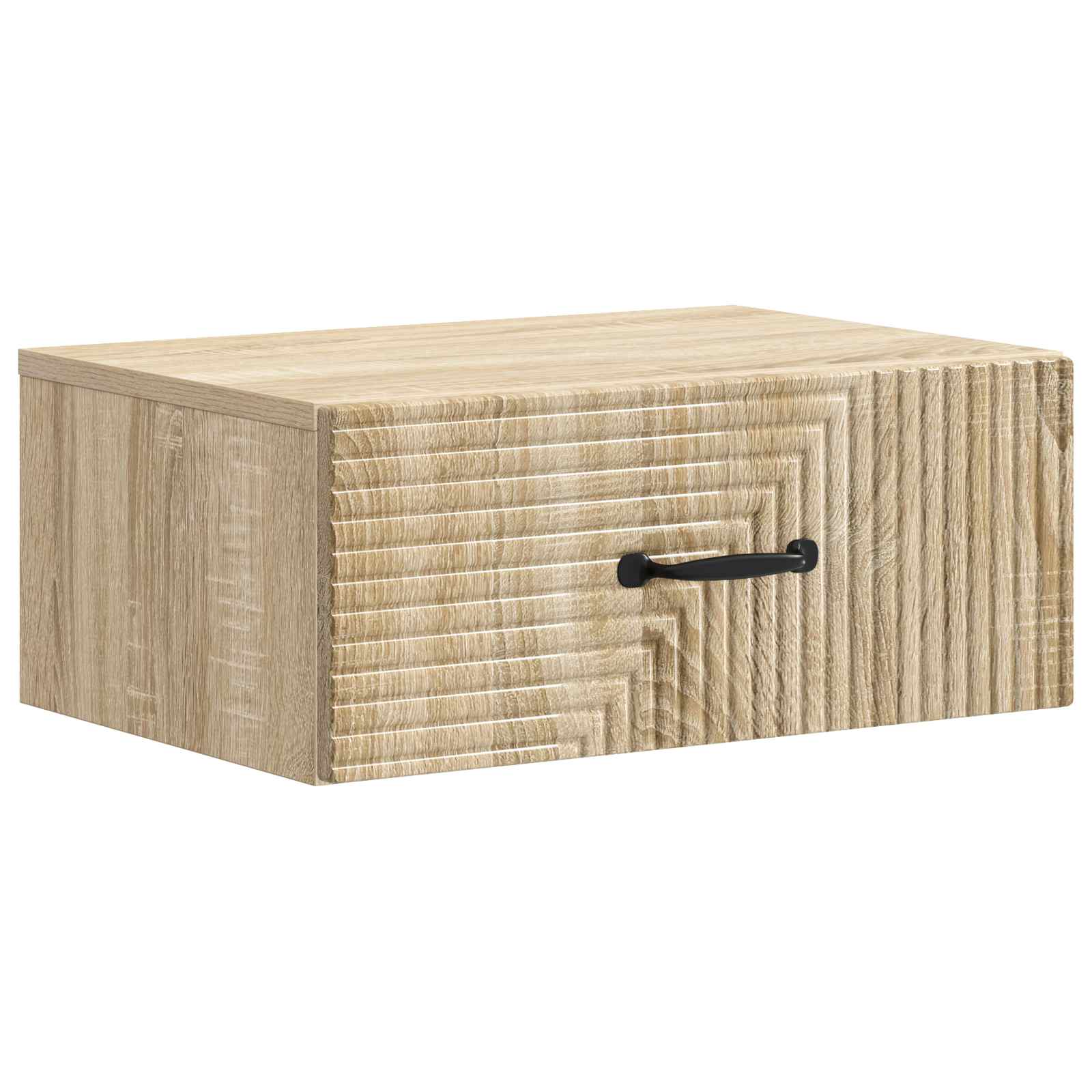 Τοίχου Κρεμαστό Κομοδίνο 2 pcs Sonoma Δρυς 49 x 34,5 x 20 εκ. - Pakobazaar